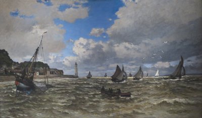 Mouth of the Seine, Honfleur by Claude Monet, 1865 by Claude Monet